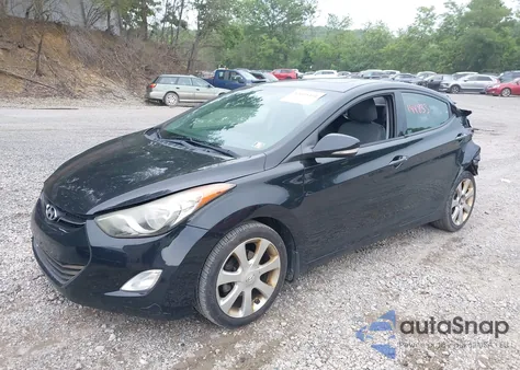 2013 Hyundai Elantra Gls/Limited from USA, damaged, VIN 5NPDH4AE0DH263352
